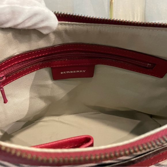 Authentic Burberry Nova Check Leather/Canvas tote. - Picture 5 of 13